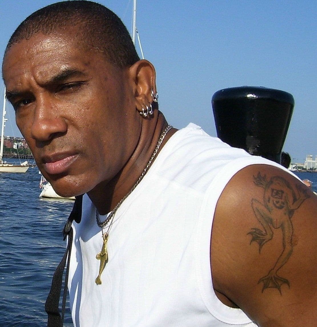 Portrait of Bill Polk by the water